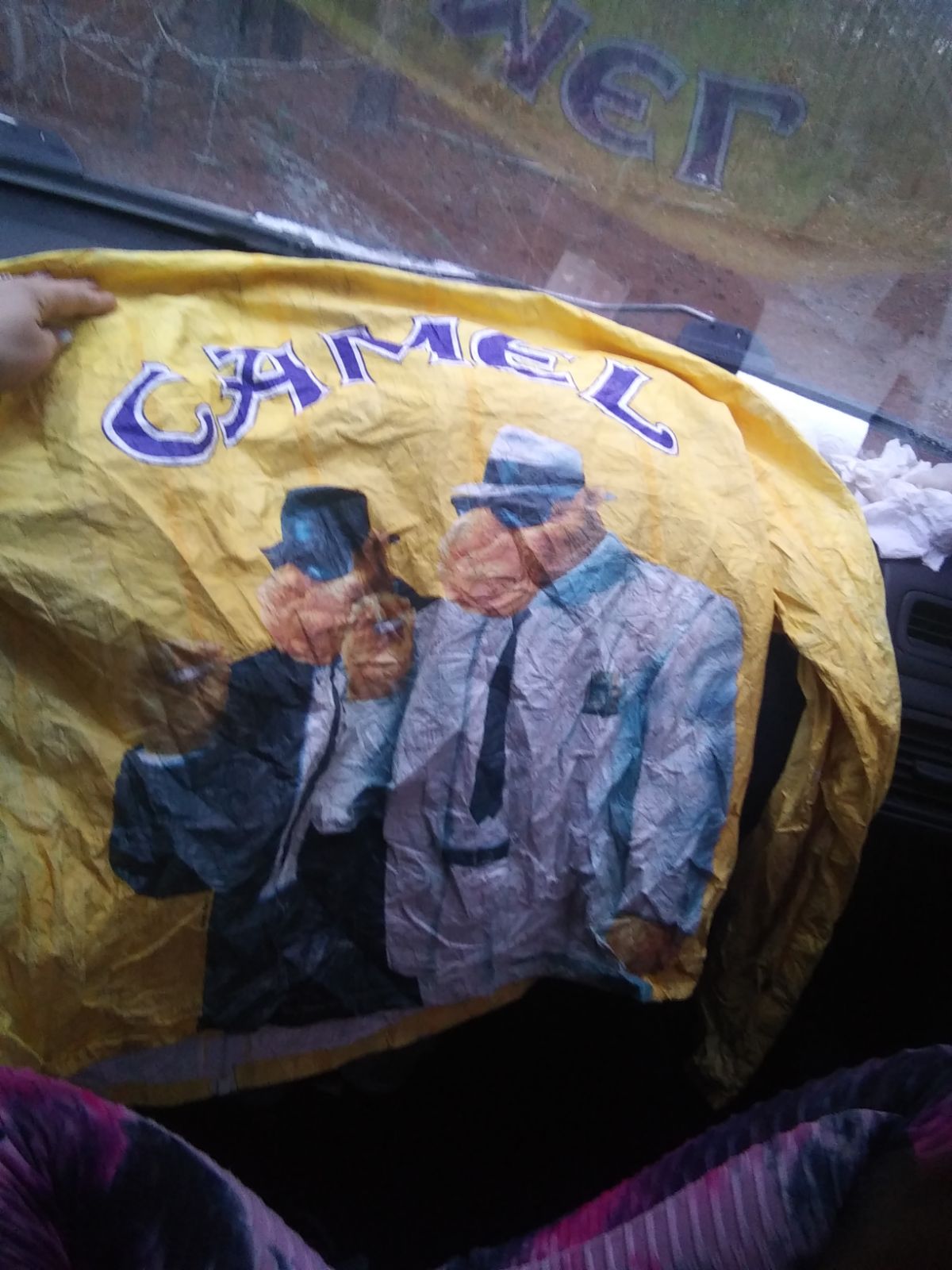 Vintage 1992 CAMEL Cigarettes Tyvek Jacket XL  Camel L.N. Gordon Designs, Inc
