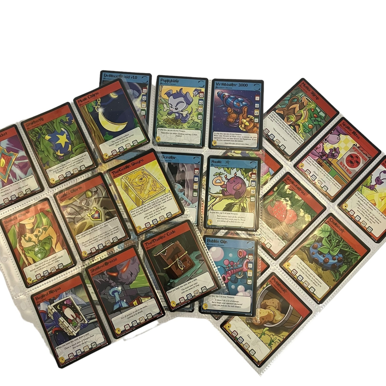 Neopet TCG 104 Card Lot 2003 Trading Card Game