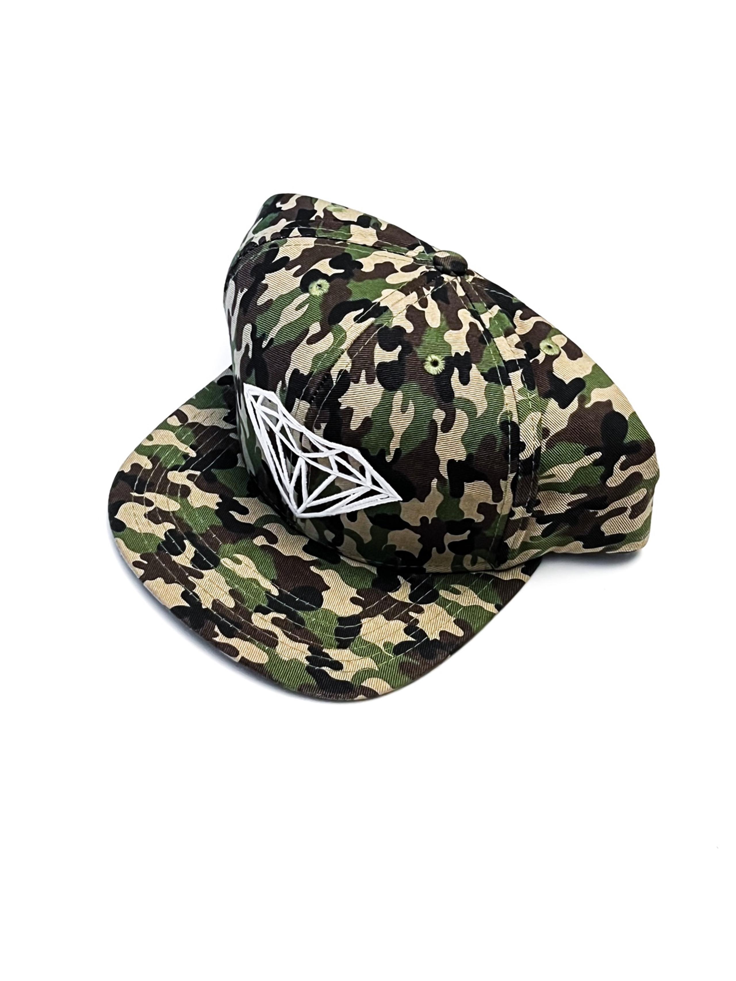 Diamond Supply Co Camo Snapback Hat