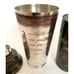 Napier Style Cocktail Shaker Dial A Drink Vintage Art Deco Silverplate 4pc Bar