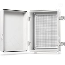 QILIPSU Hinged Cover Stainless Steel Latch 370x270x150mm Junction Box