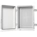 QILIPSU Hinged Cover Stainless Steel Latch 370x270x150mm Junction Box