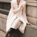 【Brand New】◆COEL◆ Quilted Tweed Cocoon Vest Coat♪ Size 36