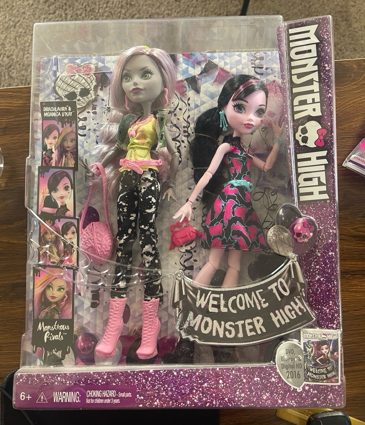 Welcome to Monster High Monstrous Rivals Draculaura & Moanica D’Kay 2-Pack