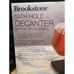 NEW IN BOX Brookstone 19th Hole GOLF Club Decanter w/ 4 Glasses & Wooden Display