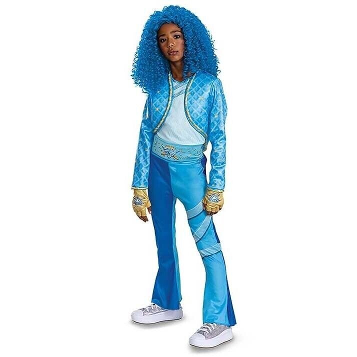 NWT Chloe Descendants 3 Halloween Costume Disney Large 10-12 Jacket Pants Gloves