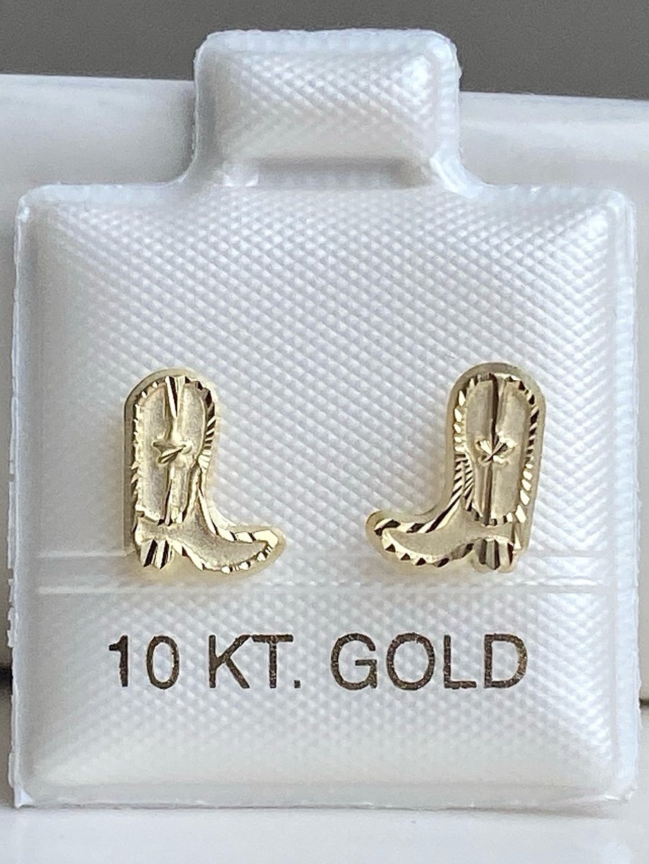 10k Gold Hypoallergenic Earrings for Women/Girl