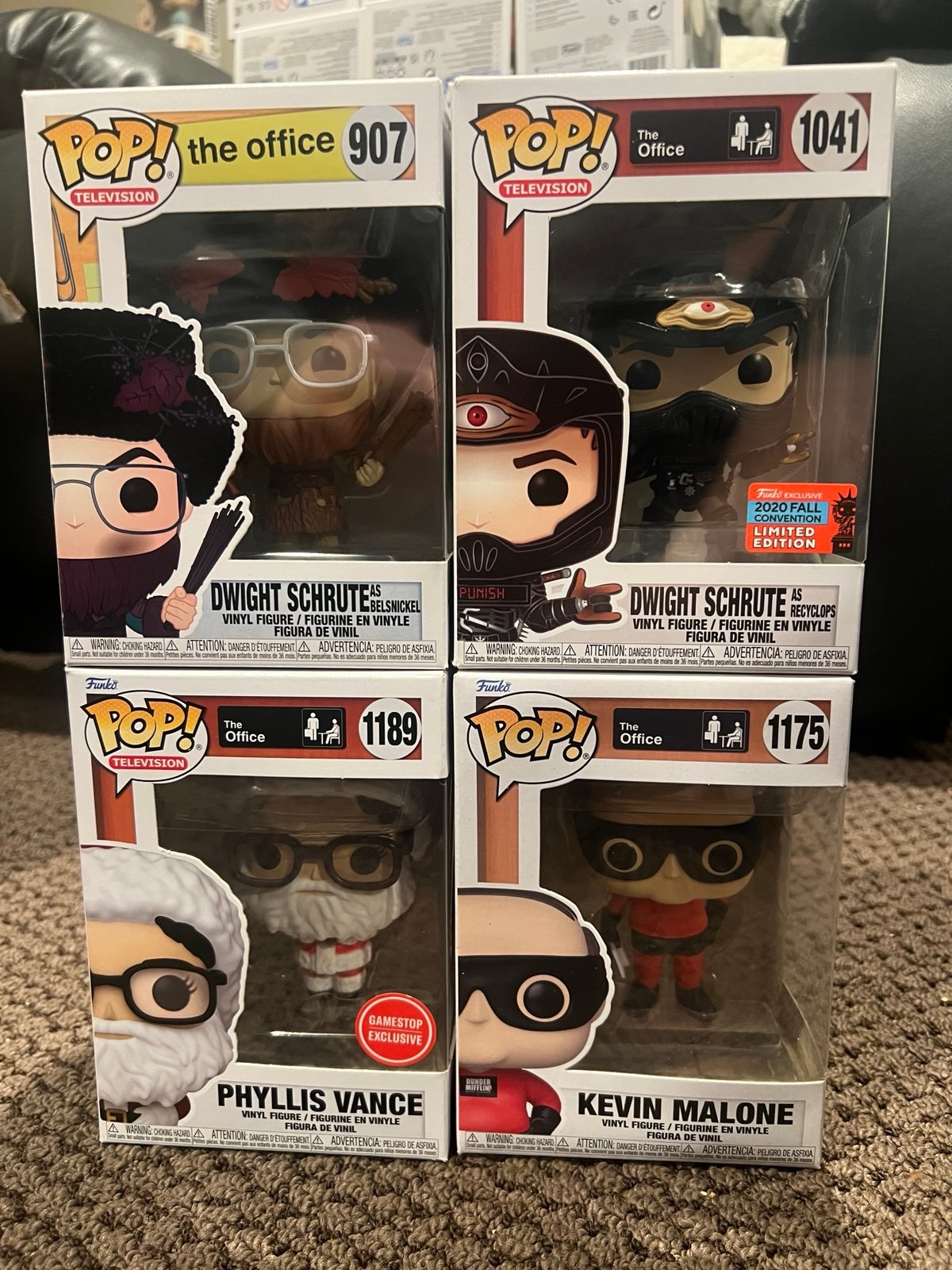 The Office Funko Pop Lot - 4 The Office Funko Pops