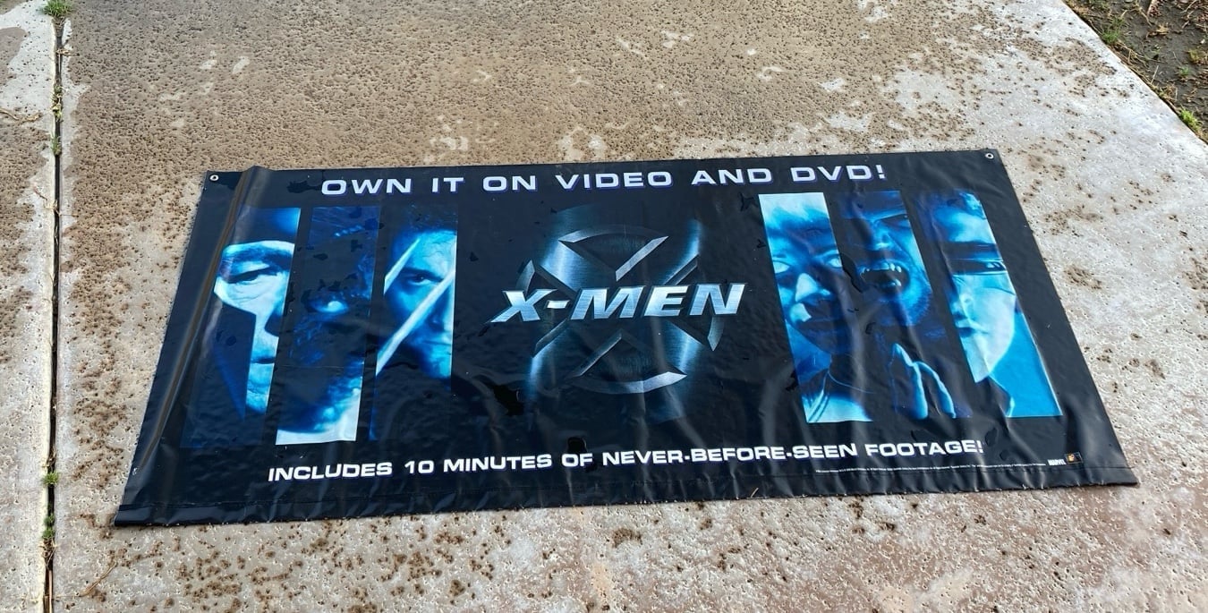 X-Men - Own it on video and DVD promotional poster