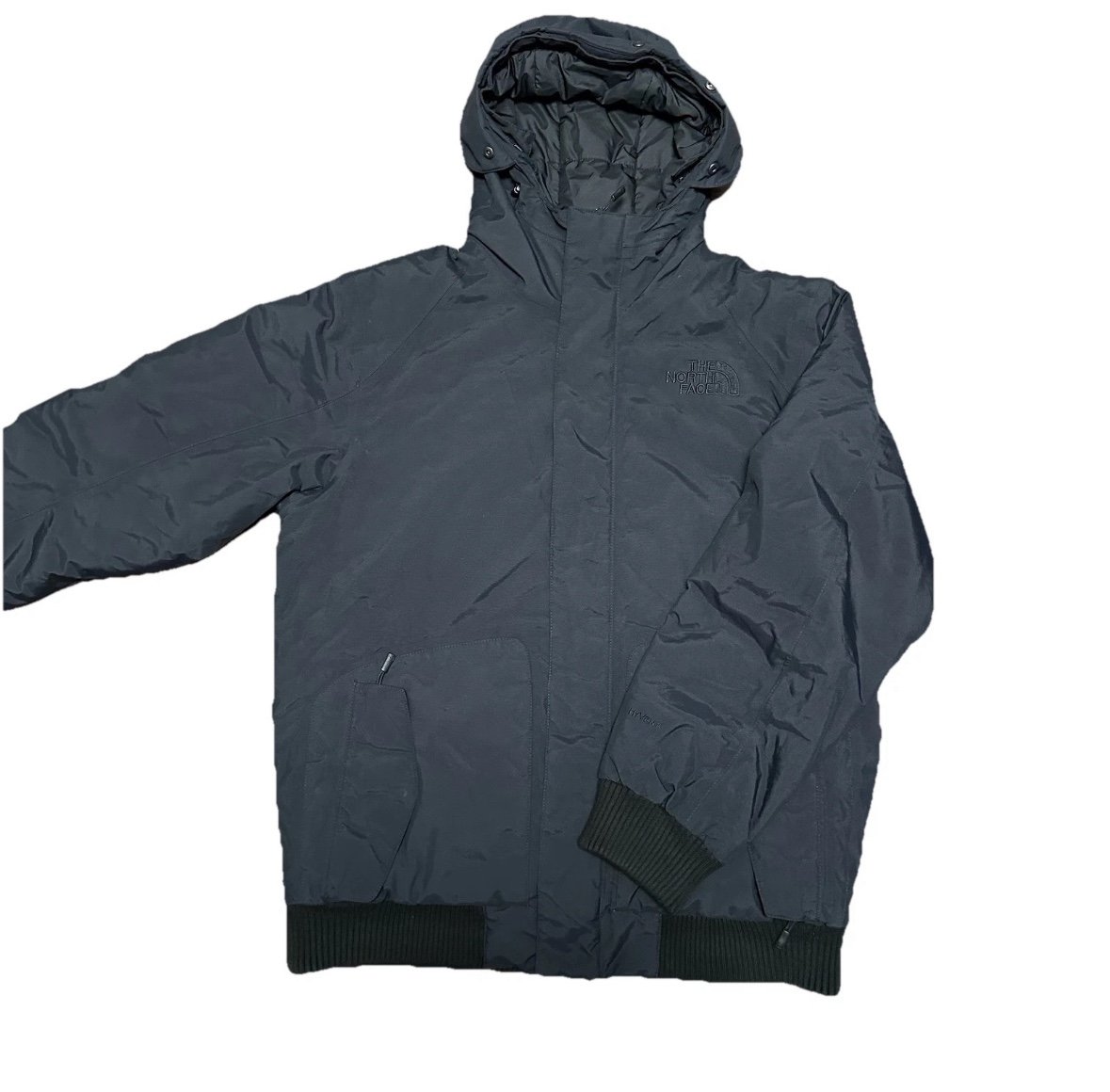 THE NORTH FACE HyVent Hooded Ski Jacket 90s 2000s Black Large