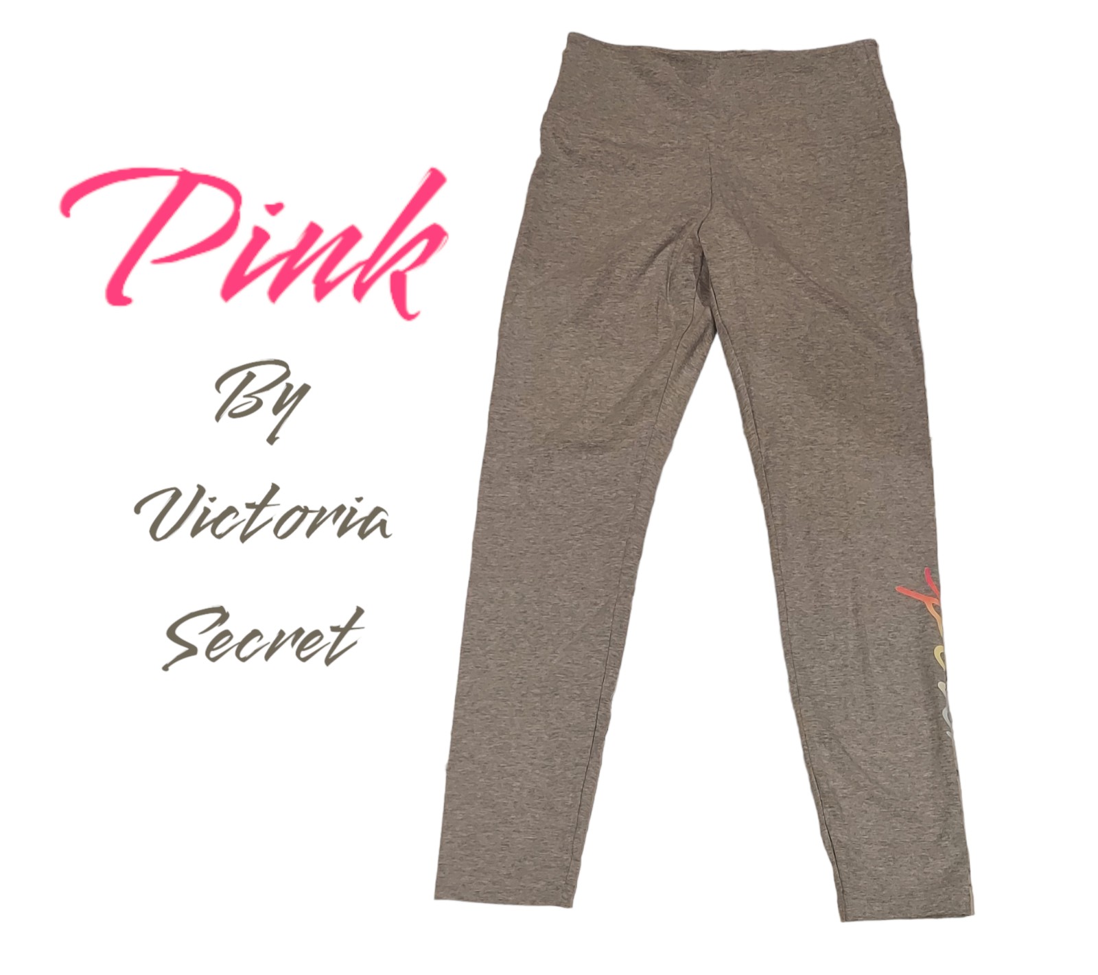 Pink by Victoria Secret leggings gray new with tags womens size large