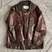 Large vintage leather jacket