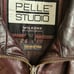 Large vintage leather jacket