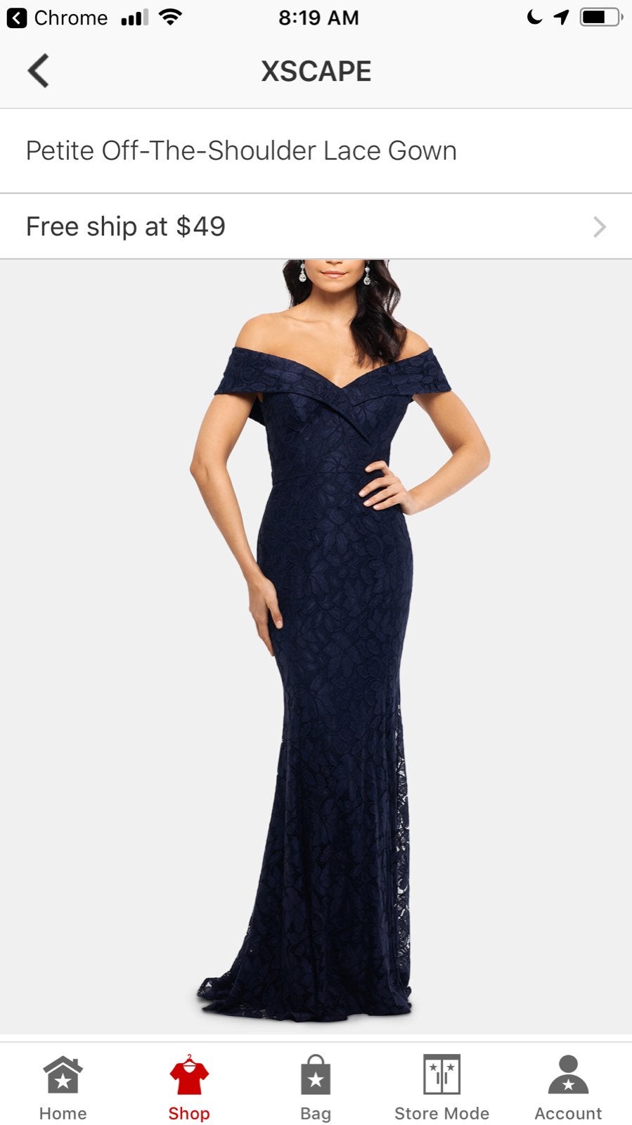 Blue Mother Of Bride Gown