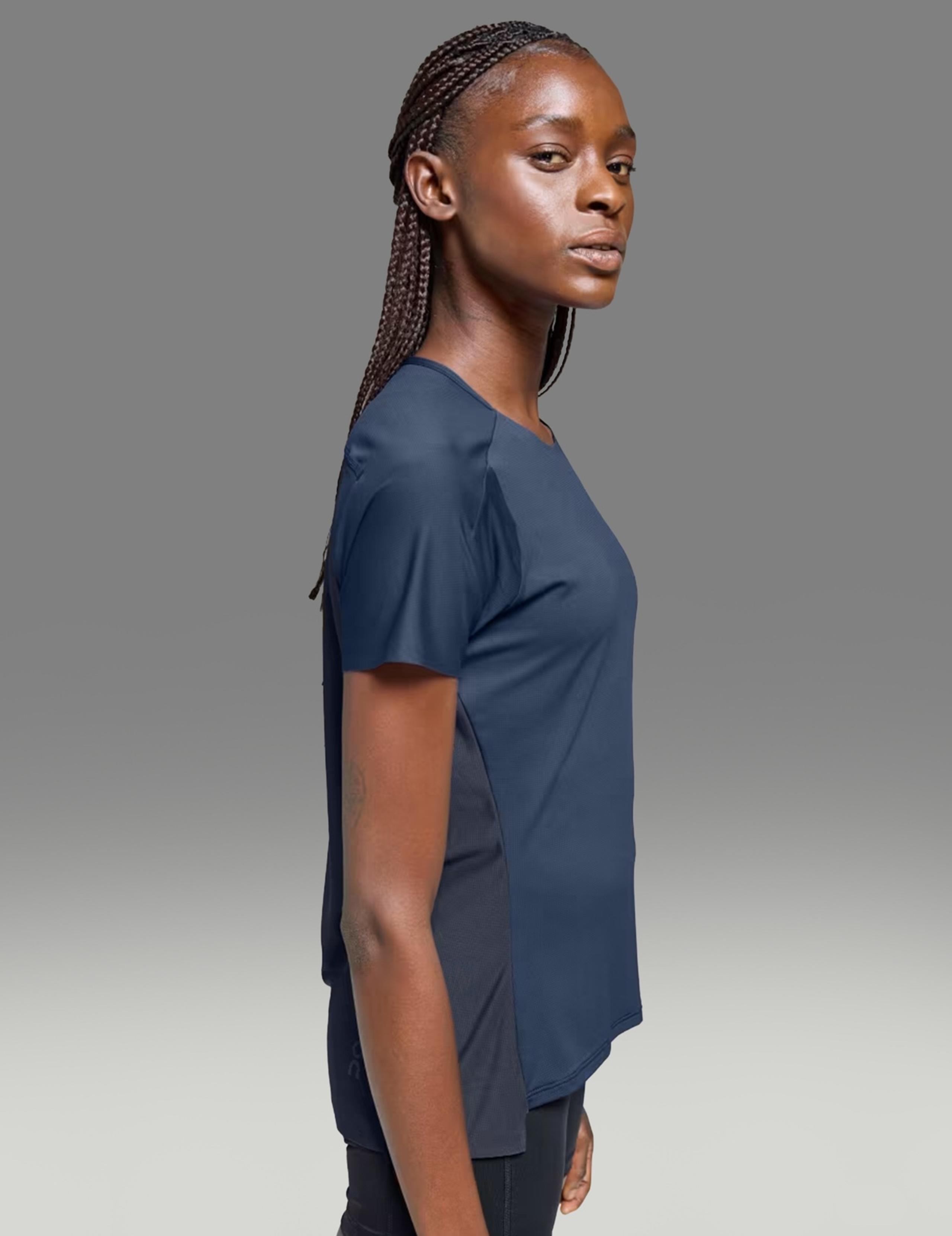 SALE New! On Apparel Performance-T Denim | Navy Shirt Size M Women's. Awesome