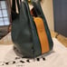 Coach 1941 Bandit 39 86760 Dark Turquoise Blue Green Leather Hobo Bag