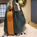 Coach 1941 Bandit 39 86760 Dark Turquoise Blue Green Leather Hobo Bag