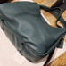 Coach 1941 Bandit 39 86760 Dark Turquoise Blue Green Leather Hobo Bag