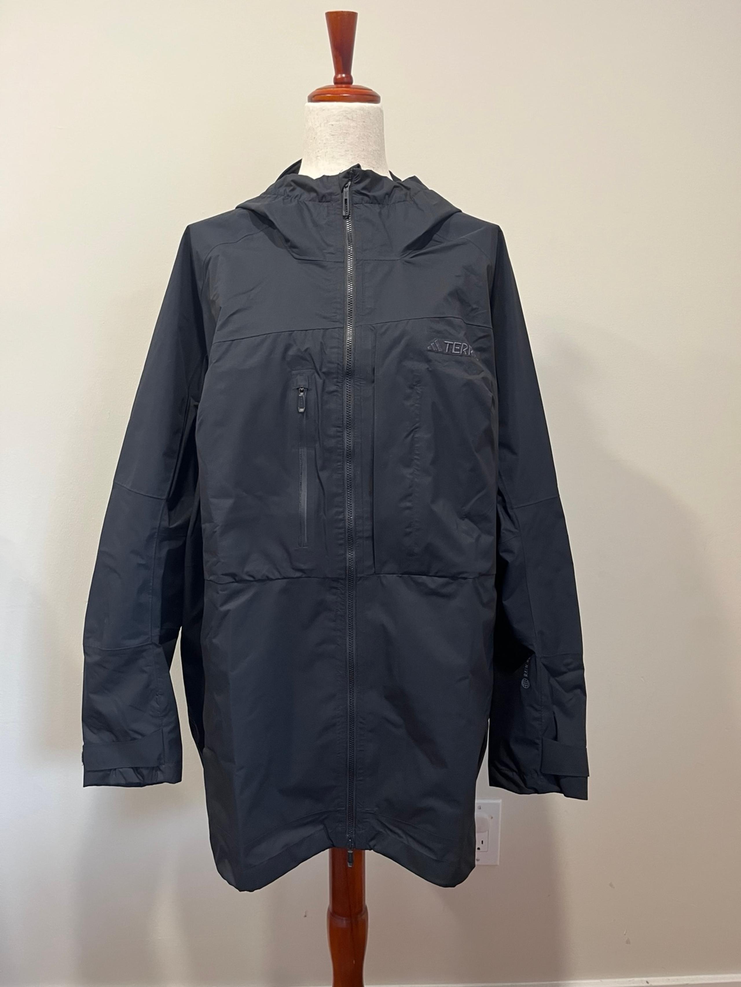 Adidas Terrex Xploric RAIN.RDY Hiking Waterproof Jacket Black Women’s Plus 4X