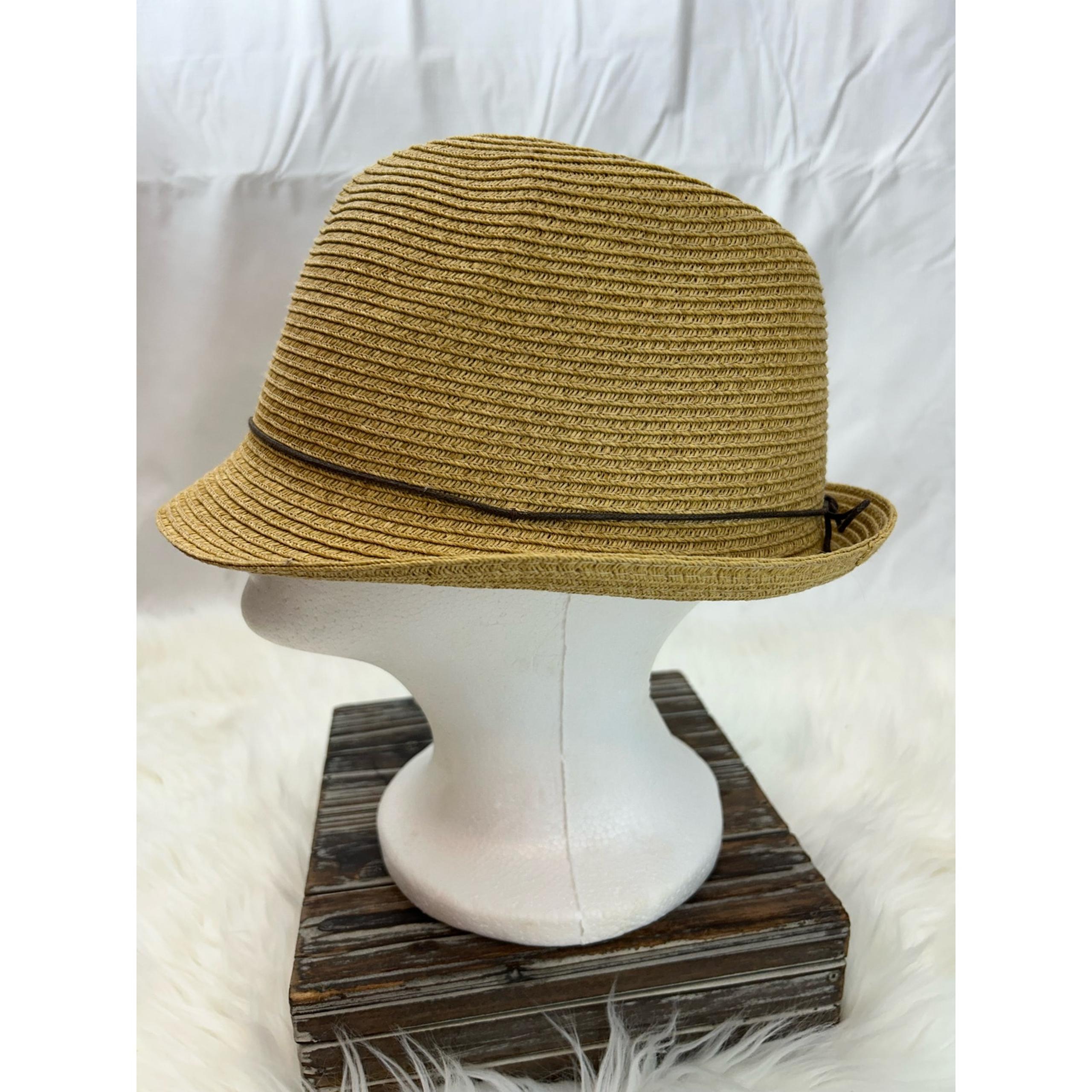 Target Fedora Women's Hat GUC Brown Beige Nude