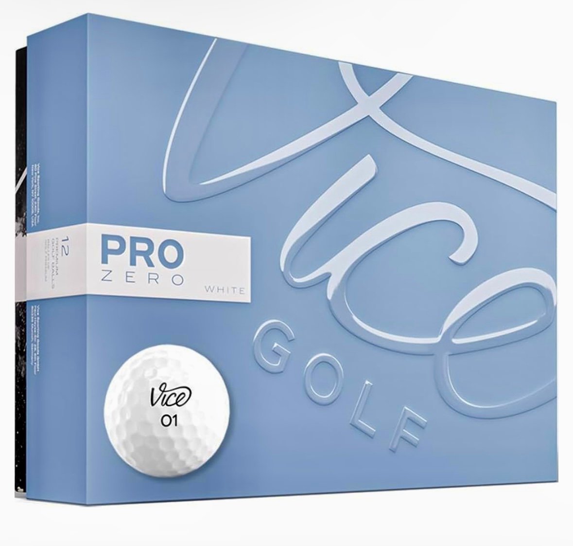 2 - Factory Sealed Boxes Pro Vice Zero White Golf Balls