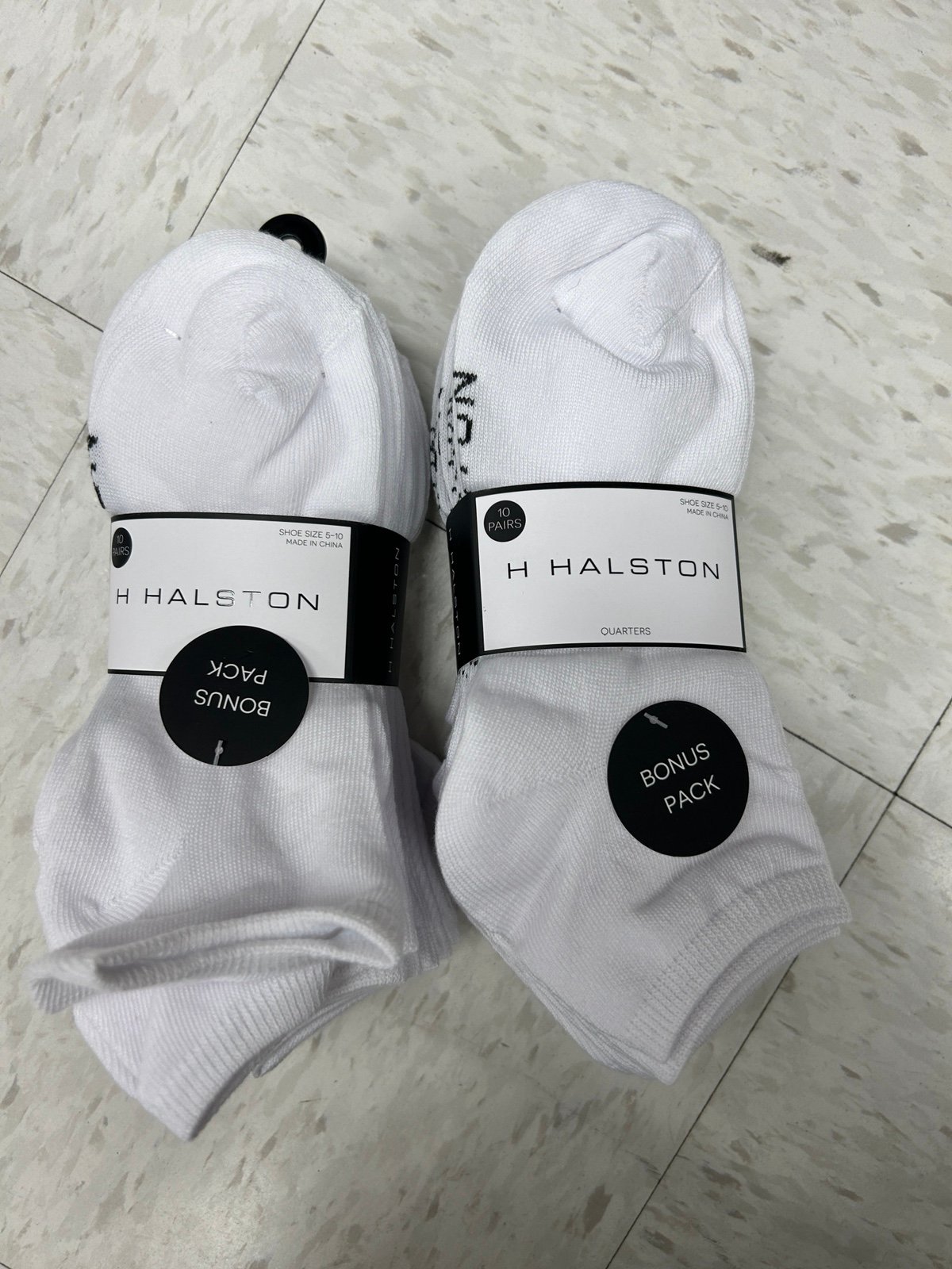 NWT Halston women quarter socks 20 pairs