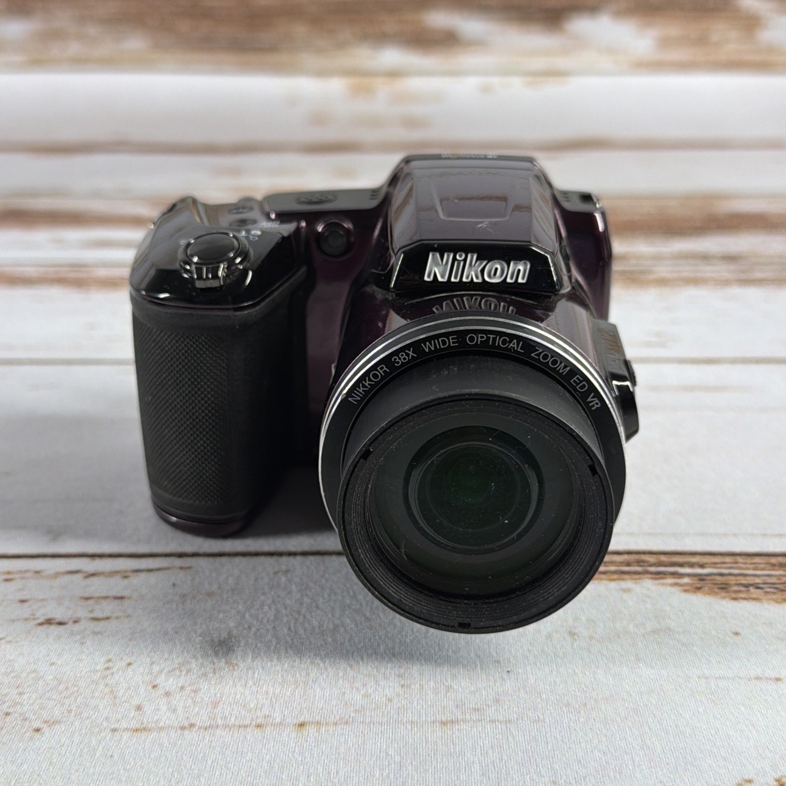 Nikon Coolpix L840 Digital Camera 16MP 38x Zoom Wi-Fi Plum Purple
