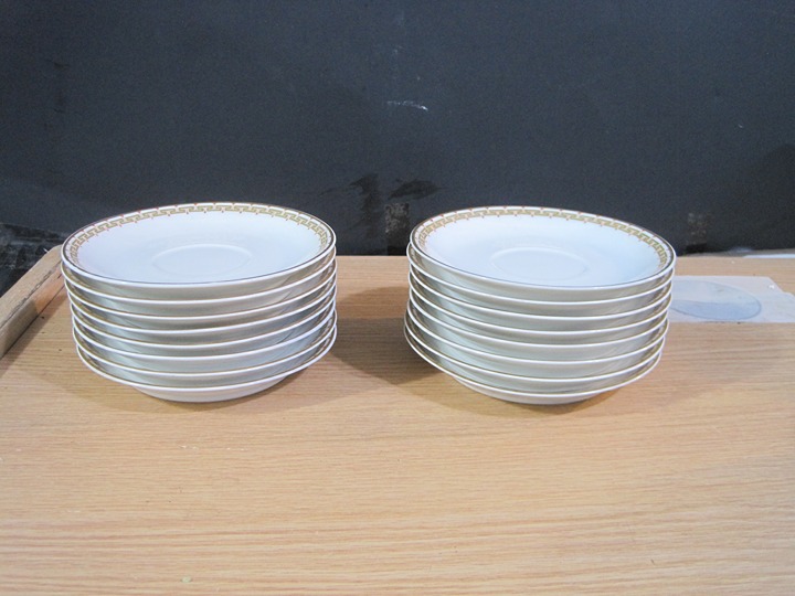 Eight (8) Saucers 5 1/2 Haviland Co. Limoges France, Rare.