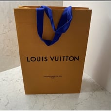 LOUIS VUITTON Authentic Paper Gift Shopping Bag 9.75 x 14.25'' x 4.5