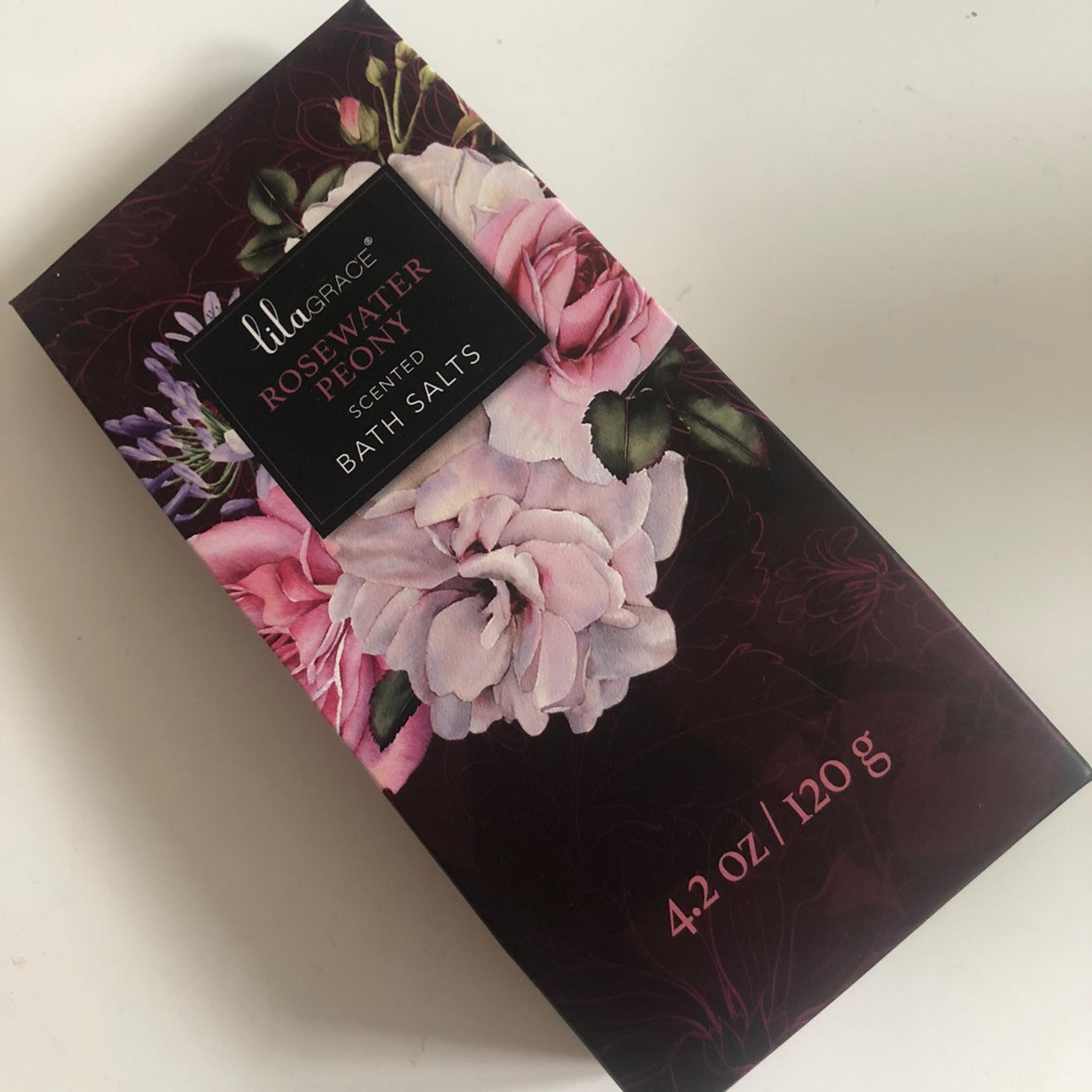 Lila Grace rosewater peony bath salts