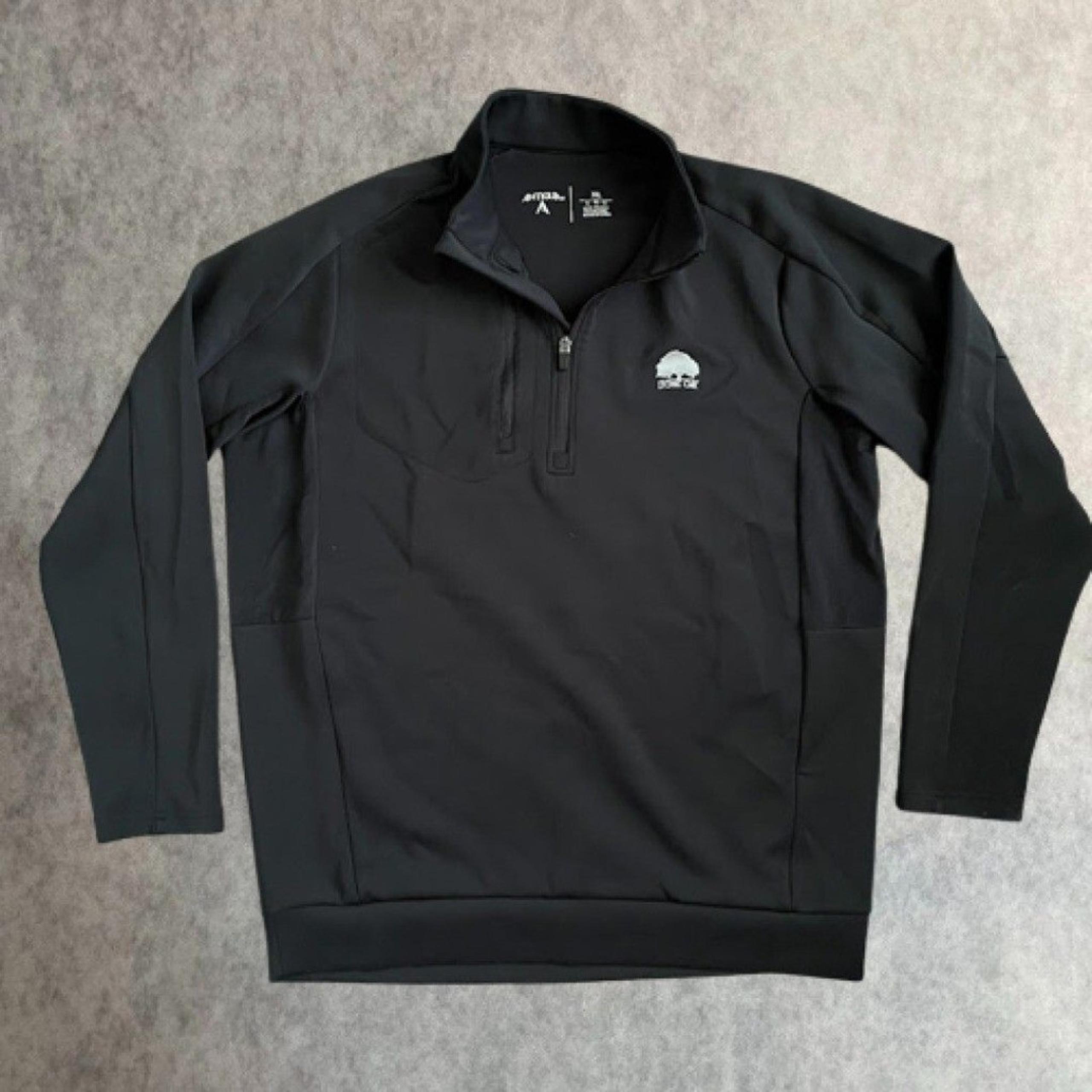 Antigua Pullover Men's Size XL Black Ohio Golf Course Stone Oak Country Club