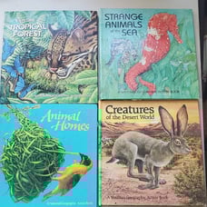 A national geographic action book set.