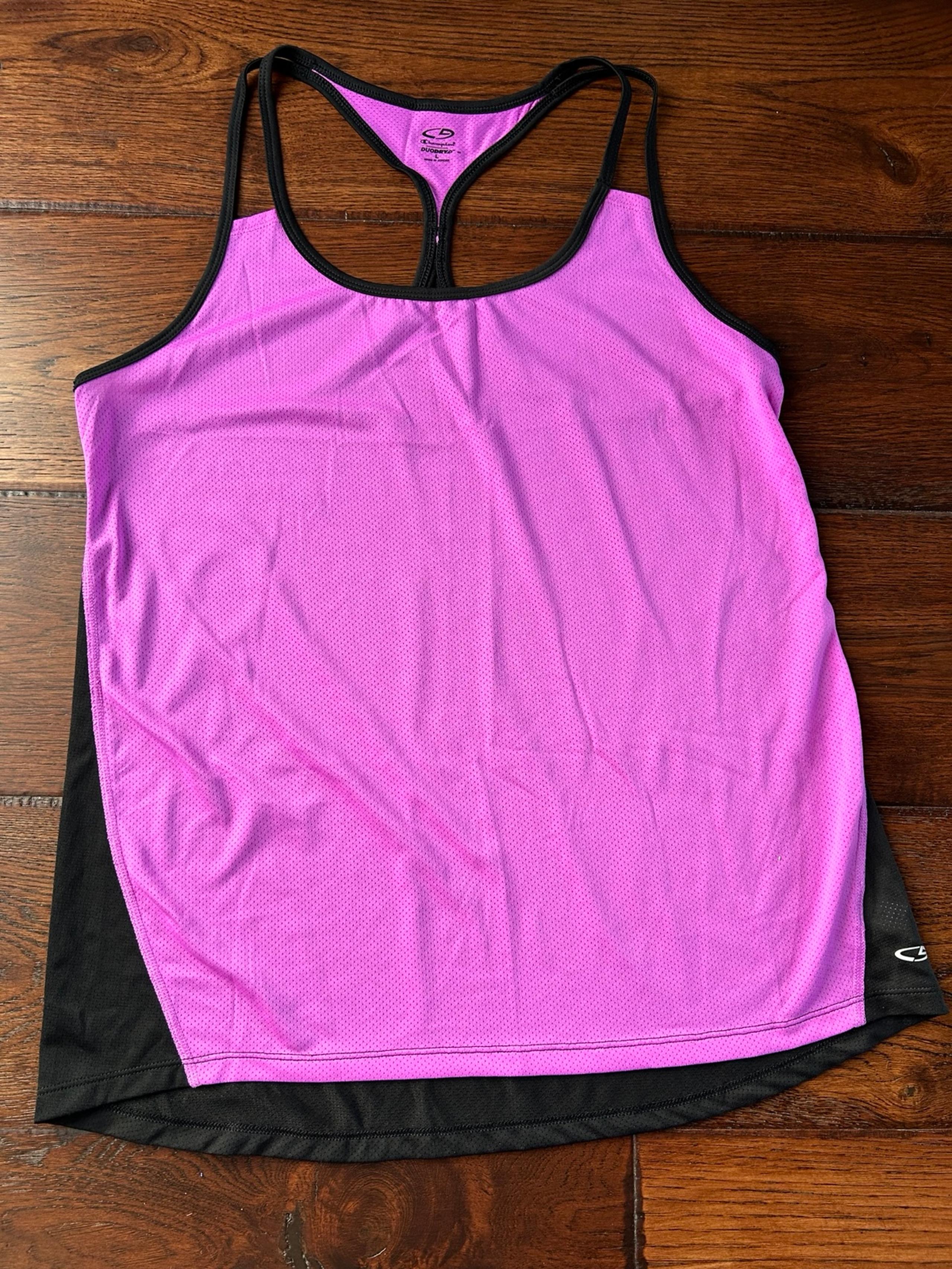 Champion Purple and Black Tank Top
