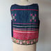 Miao Minority Hand-Embroidered Wax-Resist Dyed Vest, Using Vintage Fabric