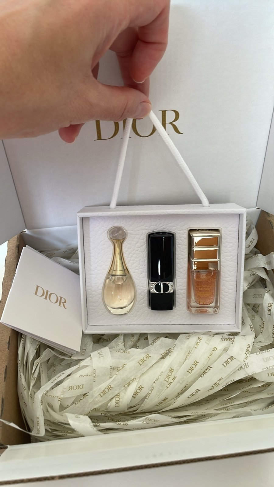 Dior luxury travel set
