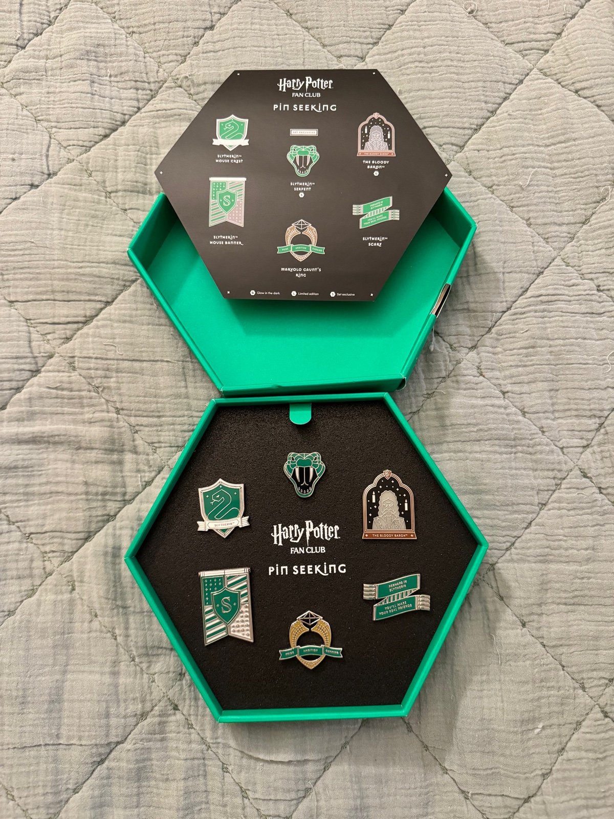 Slytherin Fan Club Pin Set