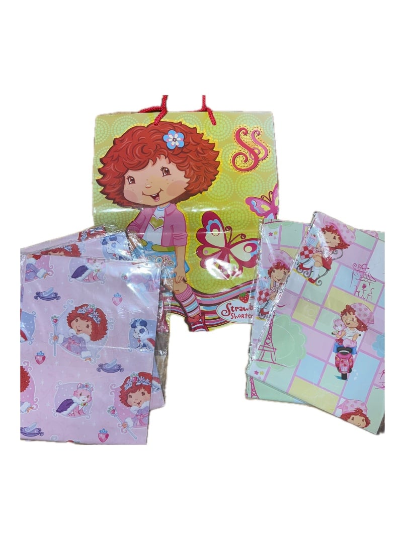 Strawberry Shortcake Vintage wrapping paper