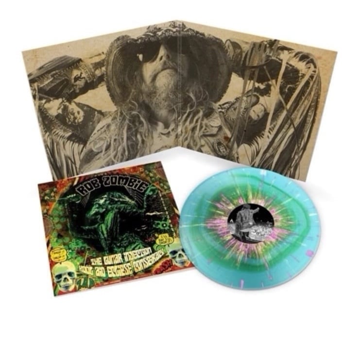 Rob Zombie The Lunar Injection Kool Aid Green/Blue/Pink/White Splatter Vinyl