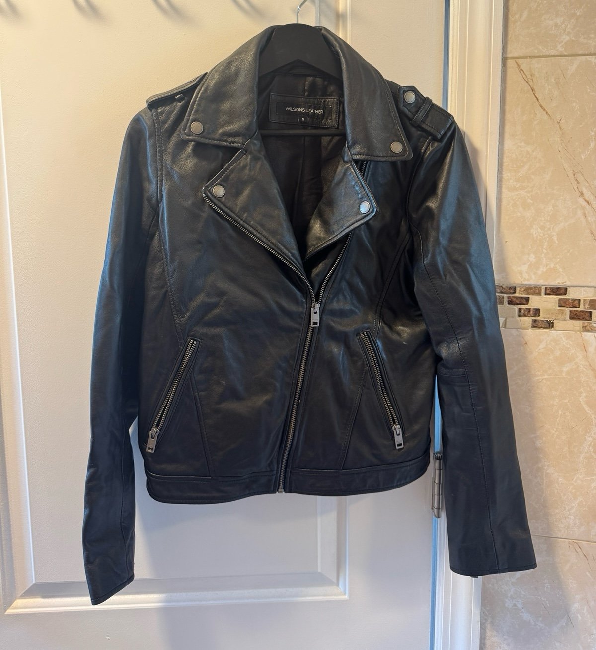 Wilson Leather Jacket (Genuine Leather) Size Small