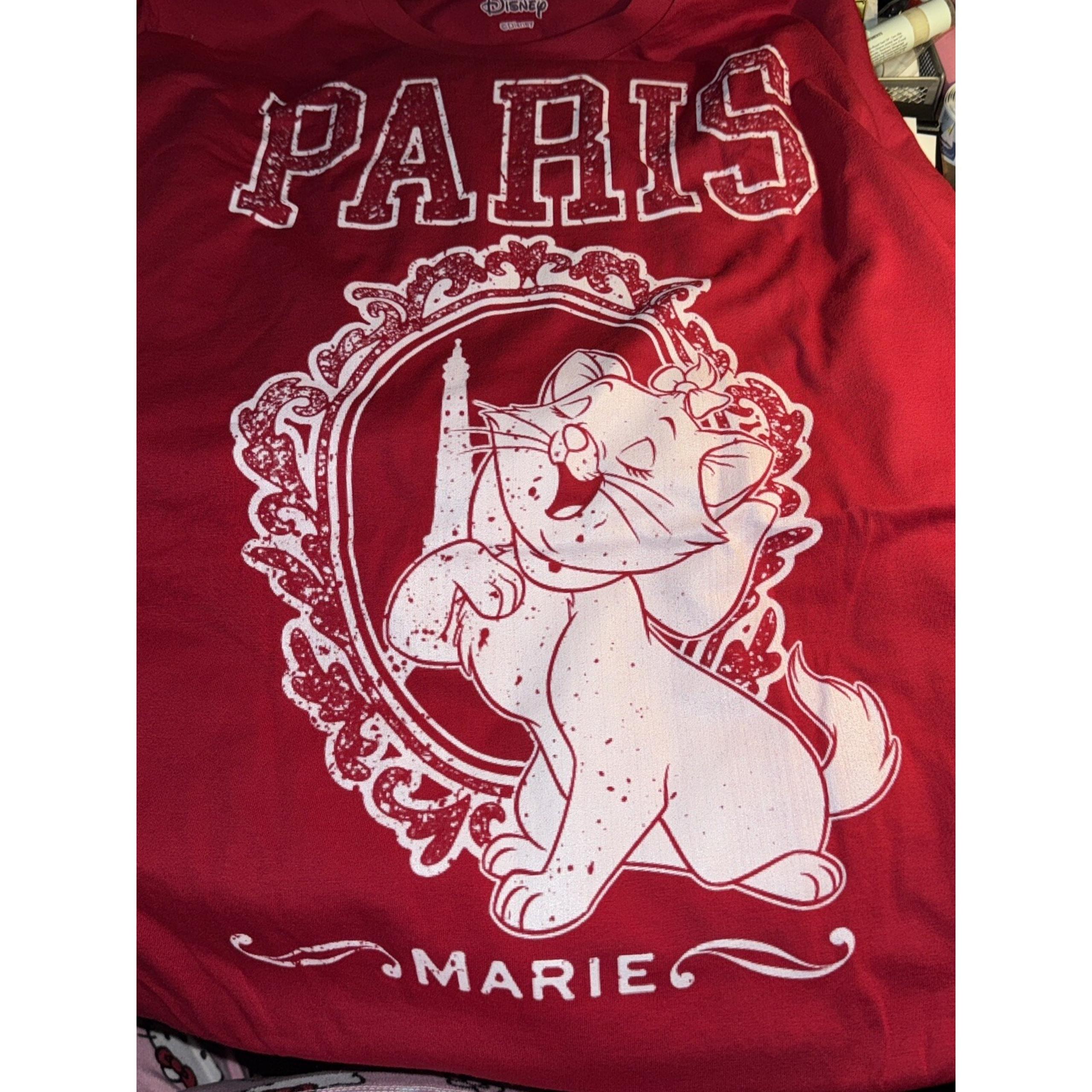Disney Marie Aristocats Paris Hot Pink NEW 3X