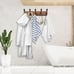Coat Rack Wall Mount Wooden Hat Rack for Wall Hooks Pine Real Wood