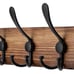 Coat Rack Wall Mount Wooden Hat Rack for Wall Hooks Pine Real Wood