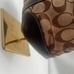 COACH VINTAGE JAQUARD MINI BROWN MONOGRAM TOTE SHOULDER BAG