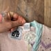 Vintage 90s Golf Cardigan Sweater Women's Small Pink Oversized Cable Knit 6060