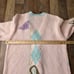 Vintage 90s Golf Cardigan Sweater Women's Small Pink Oversized Cable Knit 6060