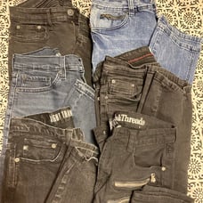 6 pair jeans. Bundle 32x34