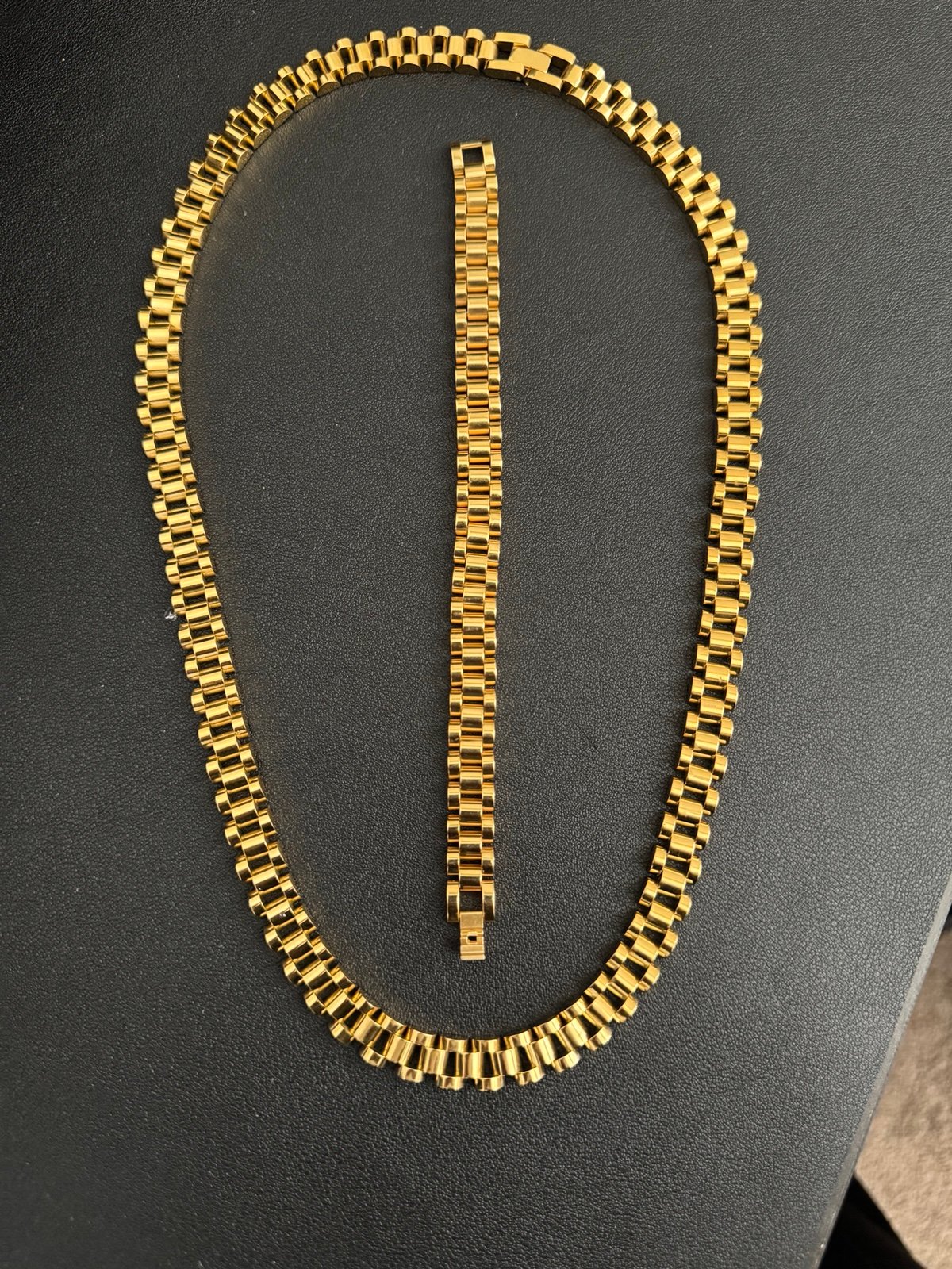 18k gold filled chain stainless steel 24”