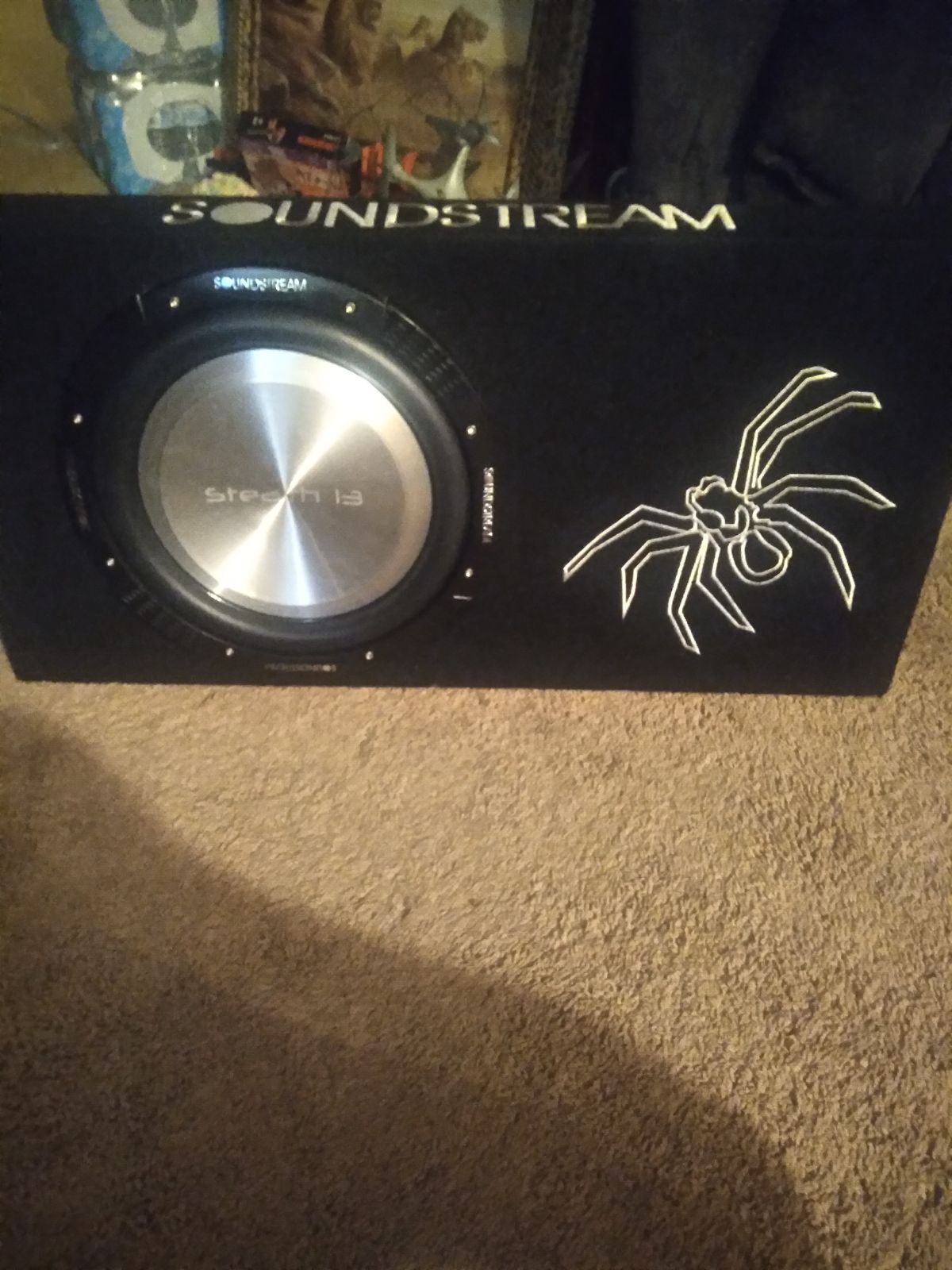 12 inch subwoofer in Custom made box wit