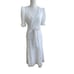 Toolaroosa Revolve Quinn Midi V Neck Lace Dress White XL