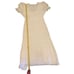 Toolaroosa Revolve Quinn Midi V Neck Lace Dress White XL